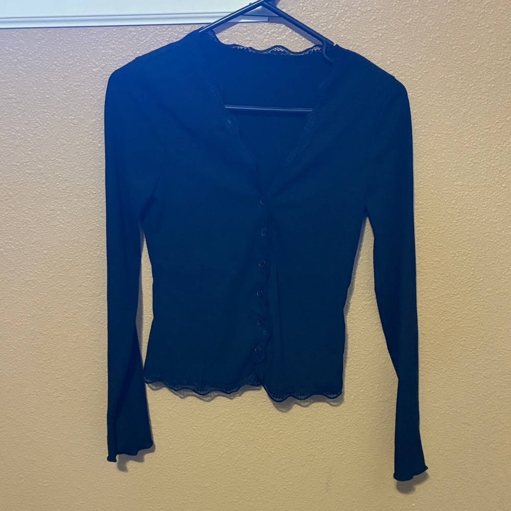 Elegant Black Women's Top